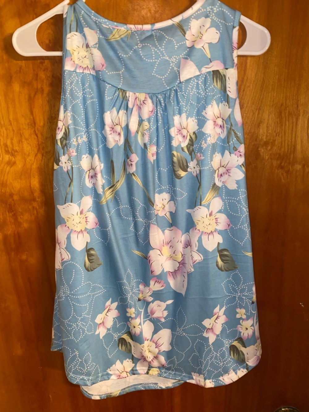 Women’s floral print sleeveless tank top, SIZE MEDIUM. New - Picture 5 of 5